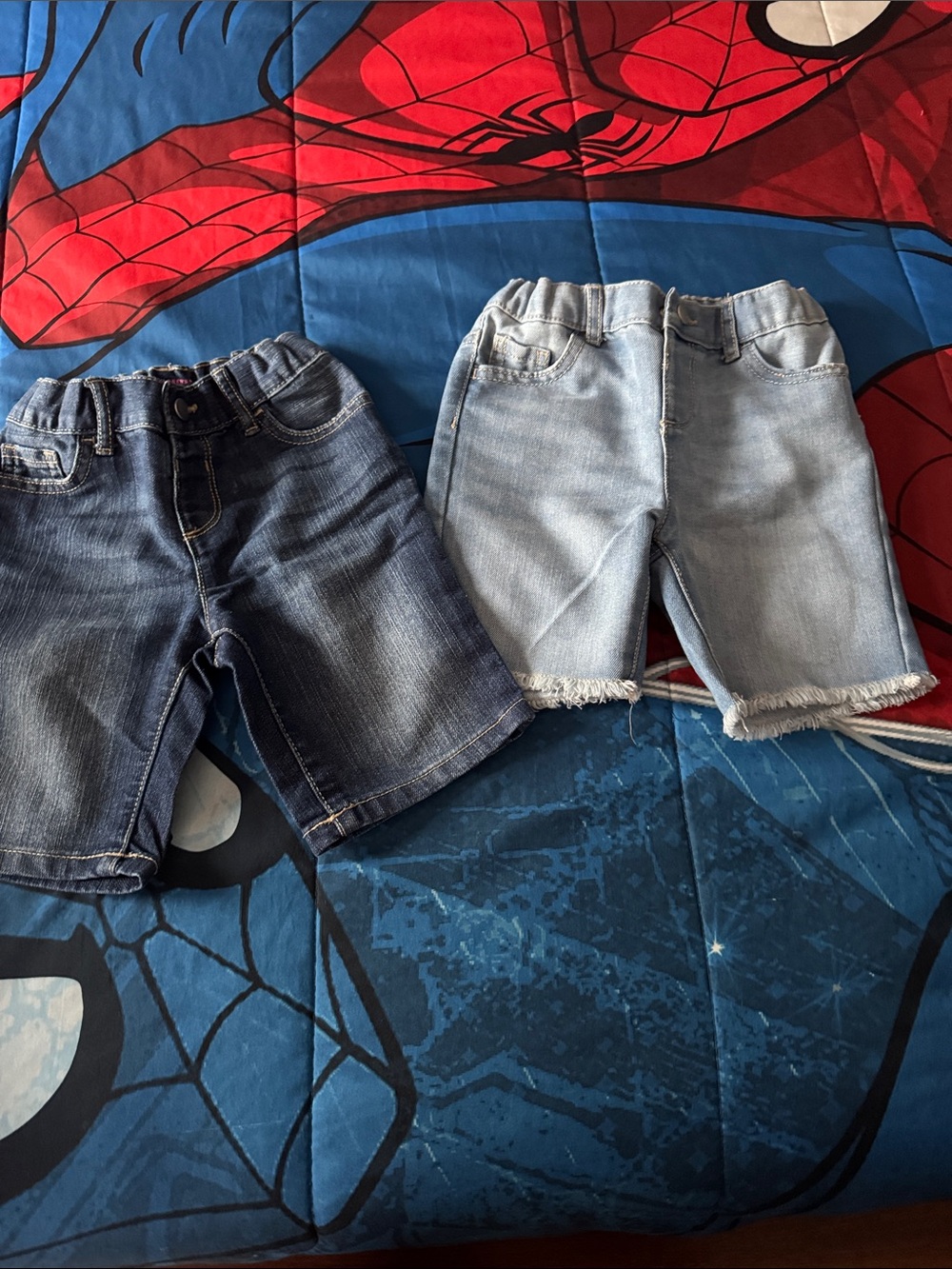 Kids Denim Shorts Pack - Dark Blue & Light Blue